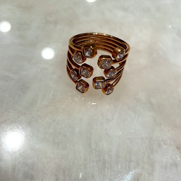 Boutique copper ring. Size 8 - Picture 3 of 5